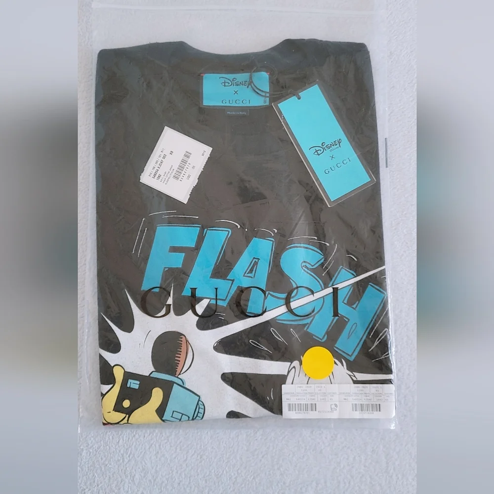 Authentic Gucci ×DISNEY Edition Flash Donald duck print T-shirt - Picture 13 of 13